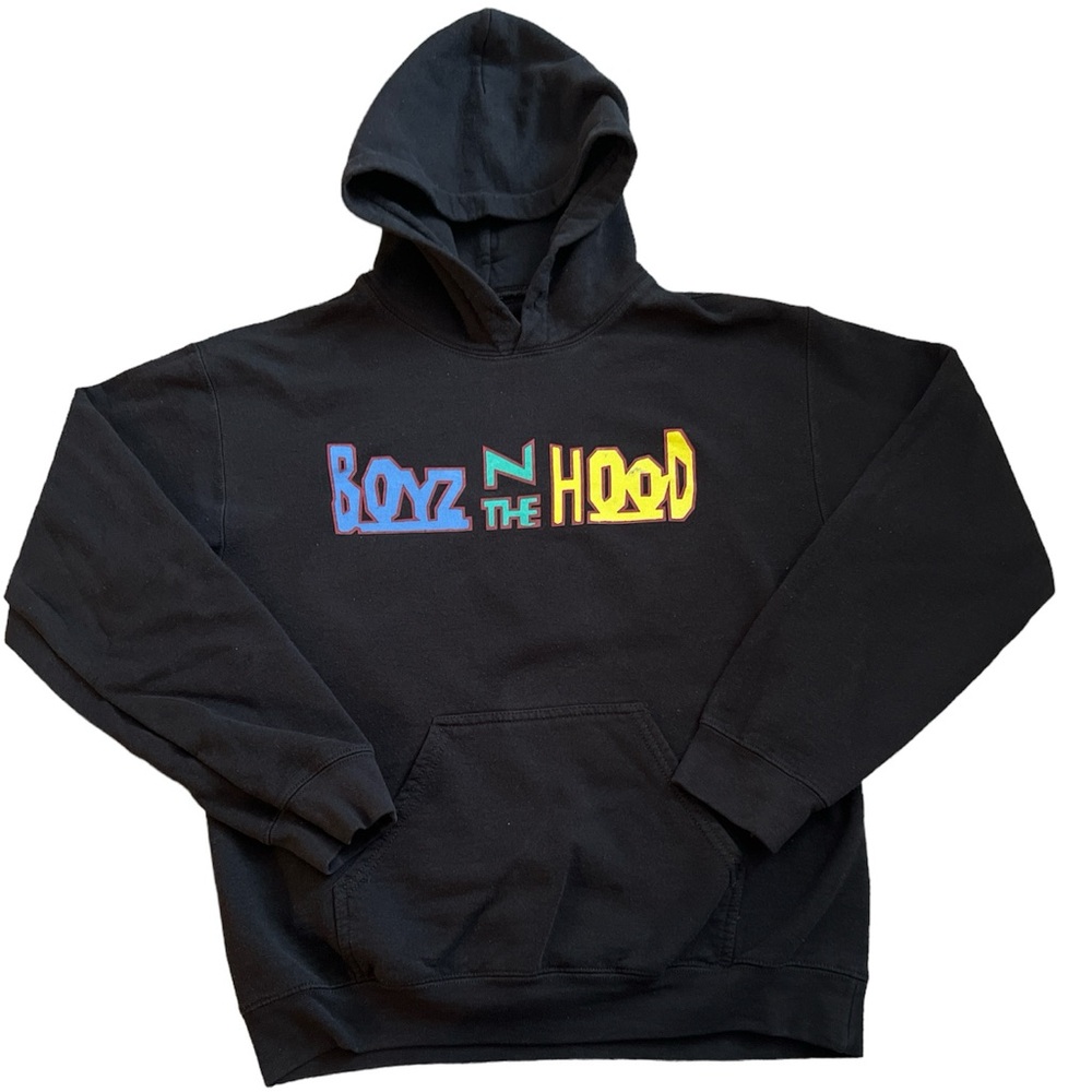 Ice Cube Boyz n The Hood Men's Black Pullover Hoodie Sweatshirt Size Small